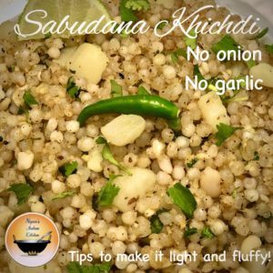 Sabudana Khichdi recipe for Navratri/Sabudana Khichdi Vrat recipe