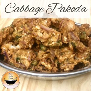 Cabbage Pakoda 