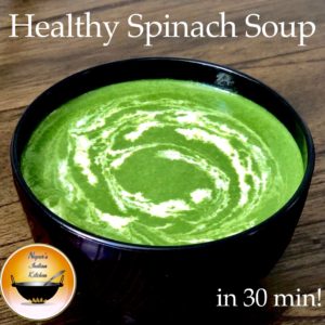 Healthy Spinach soup recipe/Palak soup