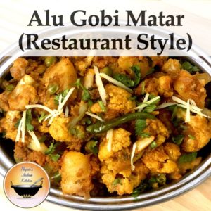 Restaurant Style Alu Gobi Matar