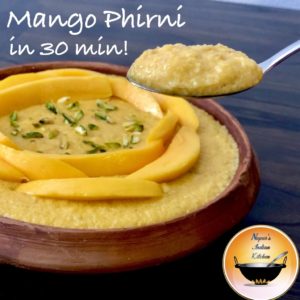 Mango Phirni Recipe