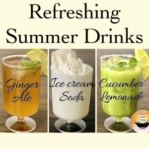 Refreshing non-alcoholic summer drinks/Summer mocktails