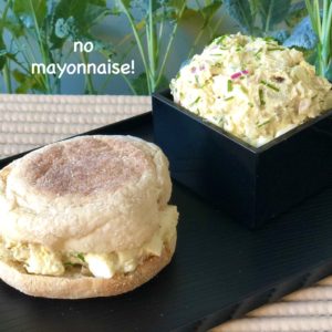 Potato egg salad without mayonnaise