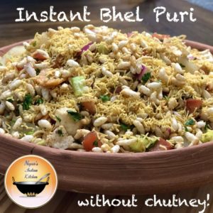 Instant Bhel Puri without chutney