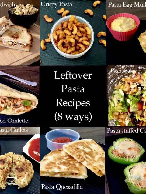 leftover cooked pasta recipes