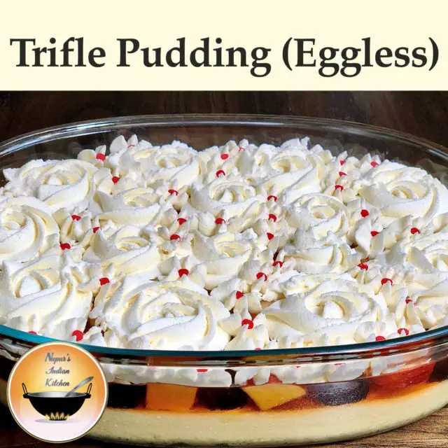 How to make Trifle Pudding-Trifle custard with fruits