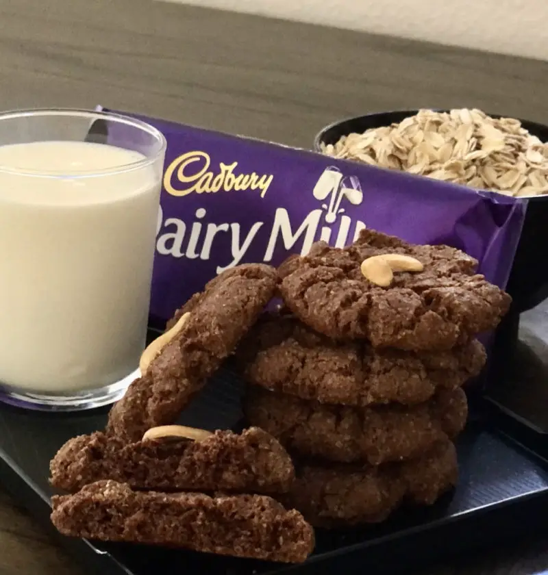 Chocolate chip oats cookies/Gluten-free cookies/Healthy cookies for kids/Tea time cookies recipes