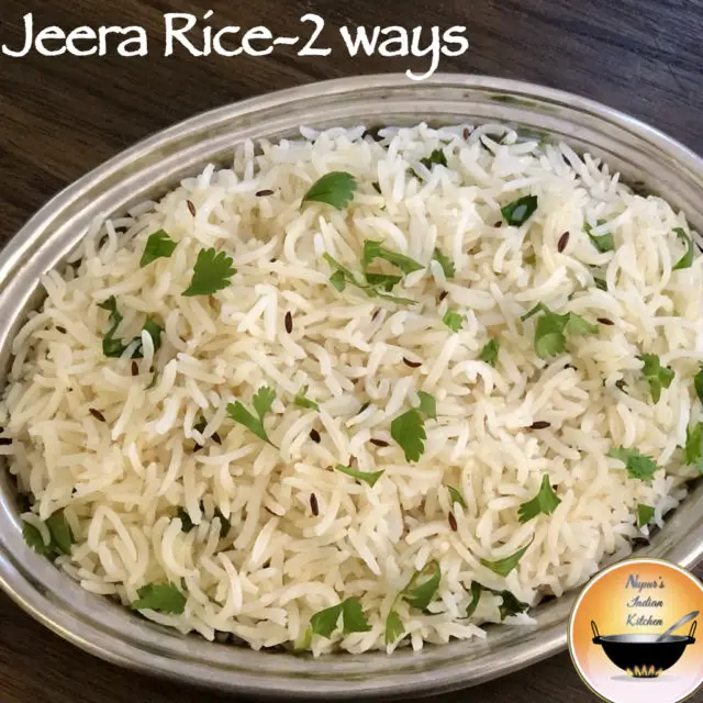 How to make Jeera Rice-2 ways