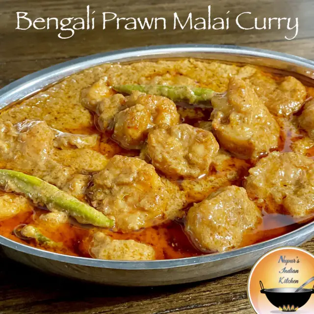 How to make Bengali Prawn Malai Curry or Chingri Macher Malaikari