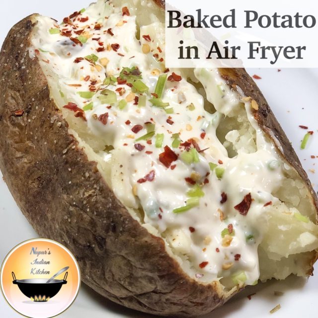 How to make baked potatoes in the air fryer