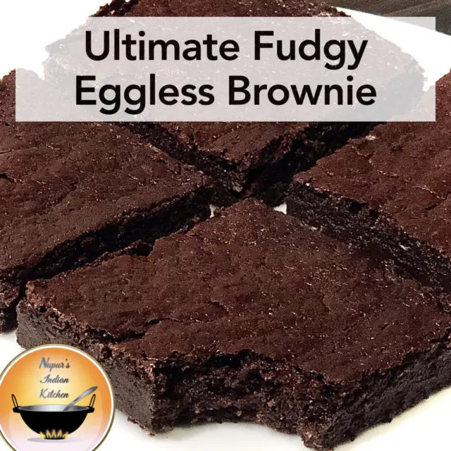 How to make Ultimate Fudgy Eggless Brownies