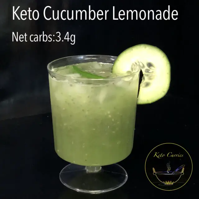 How to make keto lemonade-cucumber lemonade