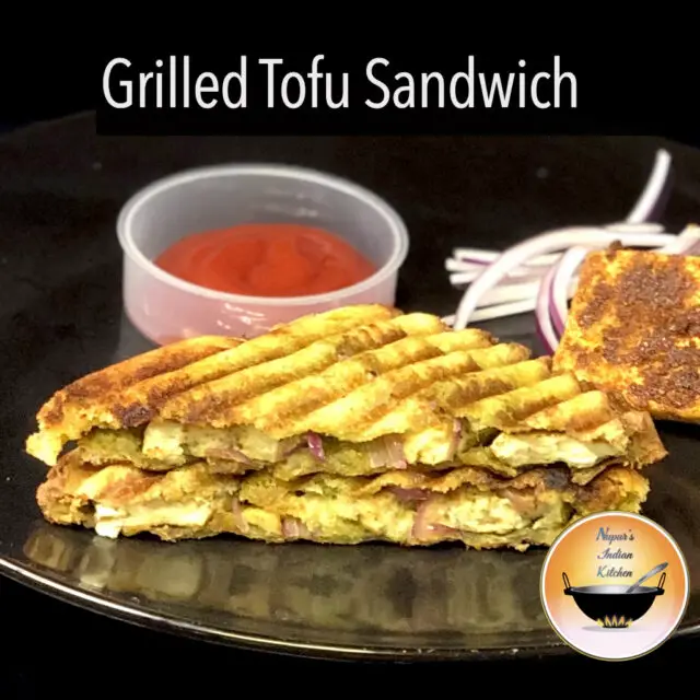 How to make Grilled Tofu Sandwich-Indian Tofu Recipe