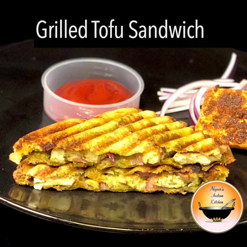 How to make Grilled Tofu Sandwich-Indian Tofu Recipe